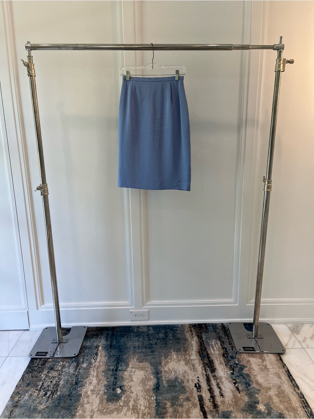 ESCADA Periwinkle Silk Skirt
